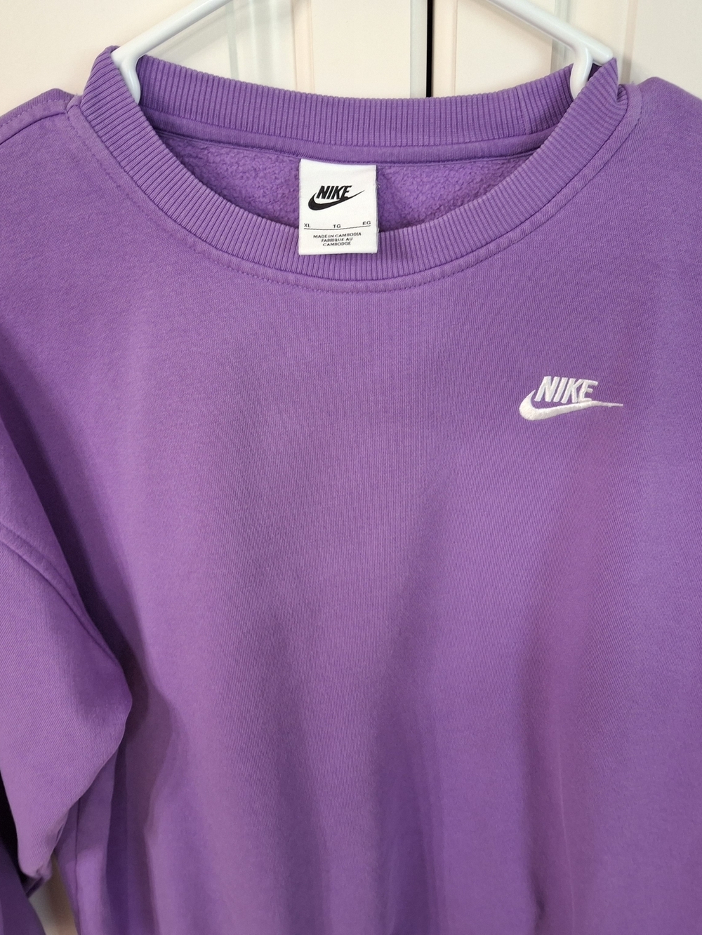 Nike Women’s Purple Crewneck Sweatshirt XL - Picture 5 of 12